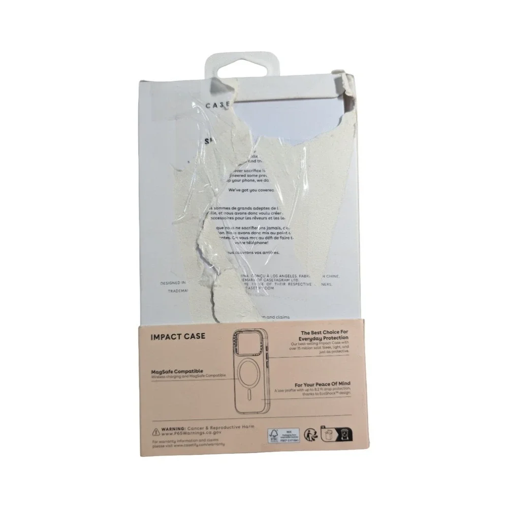 Casetify important notes